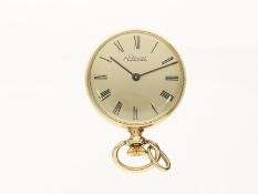 Taschenuhr/Anhängeuhr: goldene Anhängeuhr der Marke "Royal"