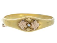 Armband: antiker goldener Armreif um 1880