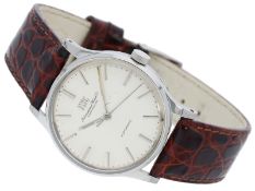 Armbanduhr: vintage IWC Automatik in Stahl, ca. 1957