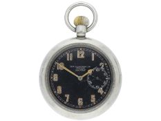 Taschenuhr: große militärische Taschenuhr, britische Militärkennzeichnung, 40er Jahre