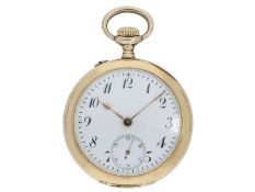 Taschenuhr: feine Damenuhr mit Präzisionswerk, Chronometermacher Alex Hüning Genf um 1910