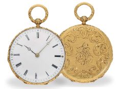 Taschenuhr: prächtige, seltene Damen- Lepine, Breguet-Schüler Charles Oudin Paris um 1820