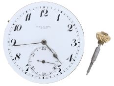 Taschenuhr: Präzisionsankerwerk, Chronometermacher Alex Hüning Genf um 1910