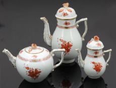 2 Teile Herender Porzellanfabrik,