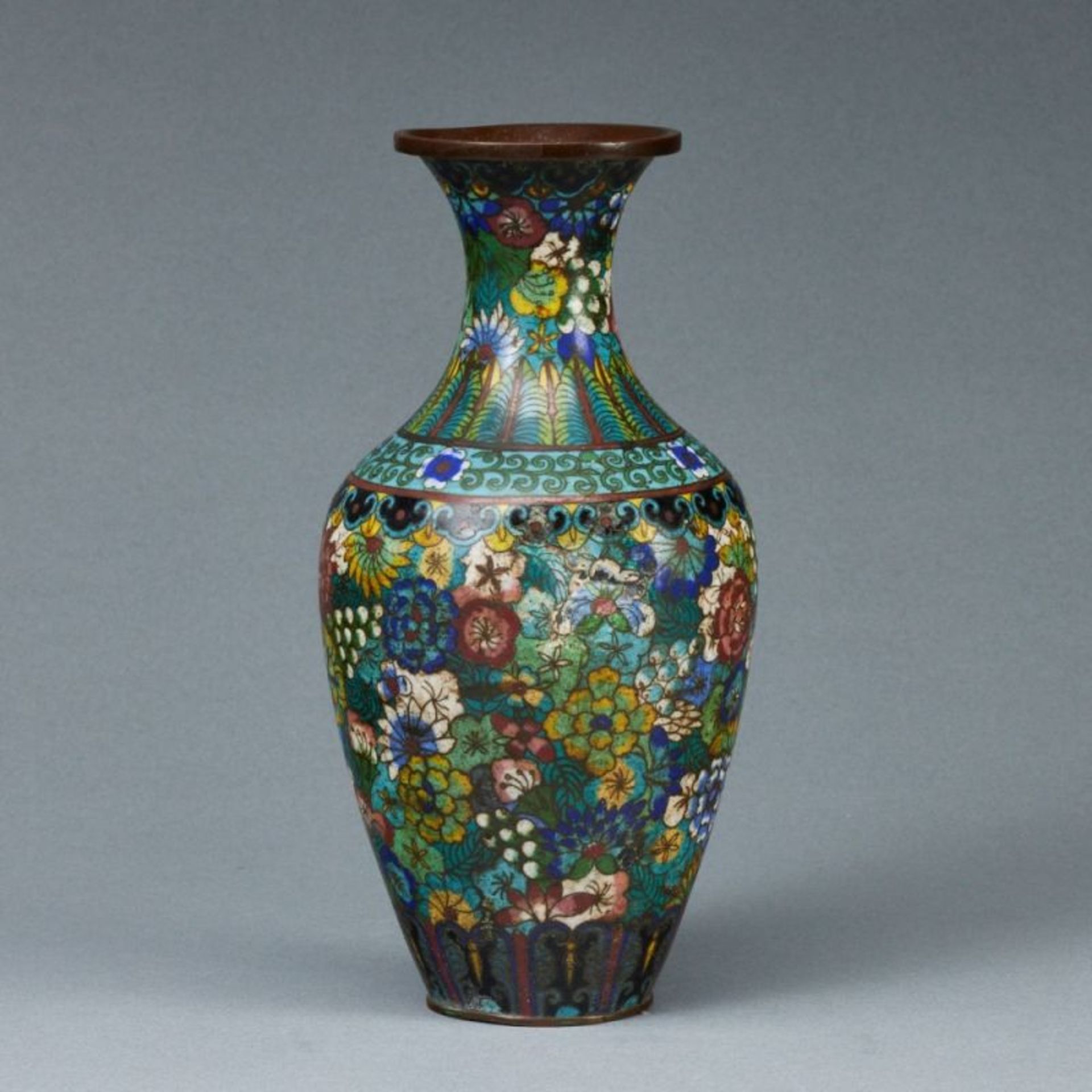 Cloisonné Vase - Bild 2 aus 3