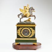 Empire Tischuhr Epona auf dem Pferd