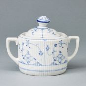 Zuckerdose - Gebrochener Stab: Strohblume. Friedrich Christian Greiner & Söhne, Rauenstein 1894 - ca