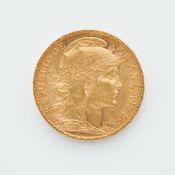 Goldmünze - Frankreich 20 Francs - Marianne