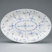 Ovale Platte - Gebrochener Stab: Strohblume. Friedrich Christian Greiner & Söhne, Rauenstein 1894 - 