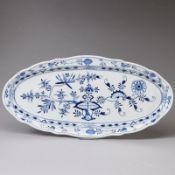 Fischplatte - Zwiebelmuster. Meissen 1888-1924.