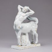 Figur Kentaur. Kati Zorn, Cursdorf für Aelteste Volkstedter Porzellanfabrik, Volkstedt.