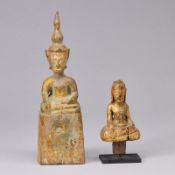 Paar Buddha Figuren