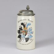 Studentika Krug - Suevia sei's Panier! Corps Suevia München, 1908.