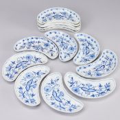 12 Salatschalen - Zwiebelmuster. Meissen 1935 - vor 1974.