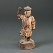 Handgeschnitzte Krieger Statue