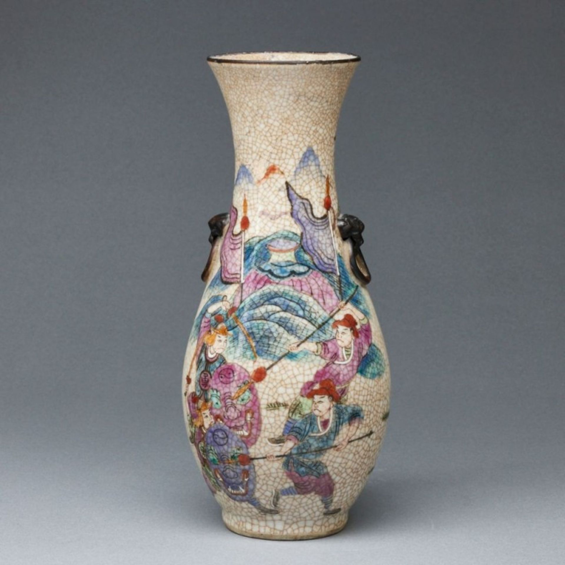 Chenghua Nanking Krakelee Vase - Bild 2 aus 4