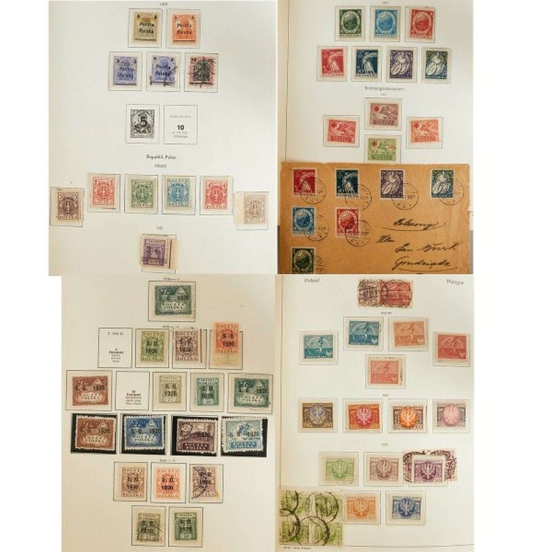 Zwei Briefmarkenalben "Polen" (1860-1966) und (1967-1979) - Bild 4 aus 4