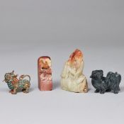 Konvolut Figuren u. Stempel