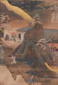 Japanesische Shin-hanga Holzschnitt