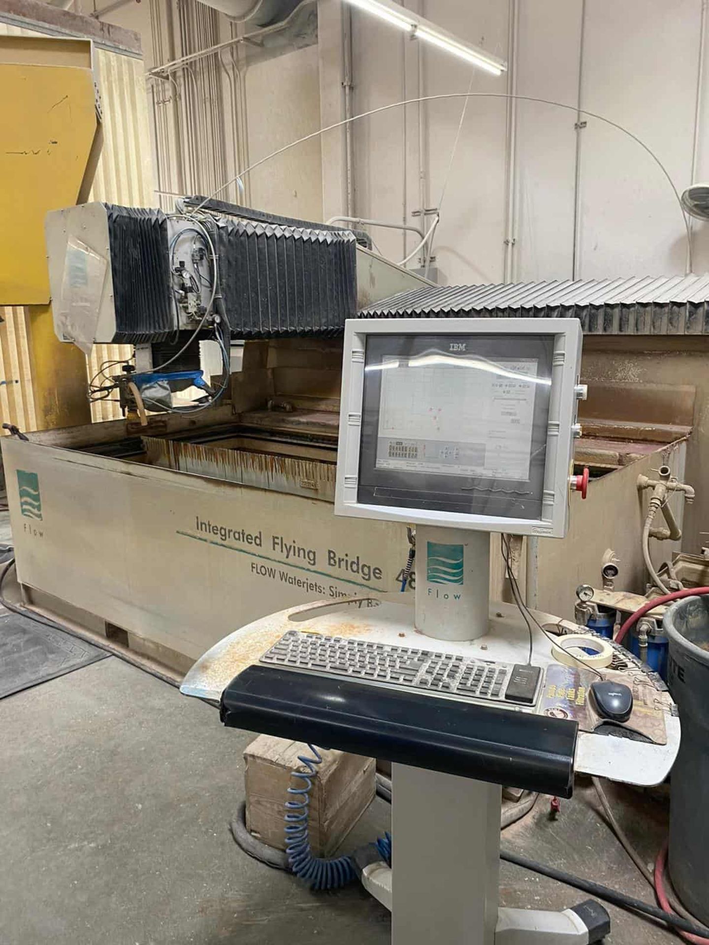 2005 Flow IFB 4800, 4′ x 8′ DWJ CNC Waterjet, - Image 5 of 9