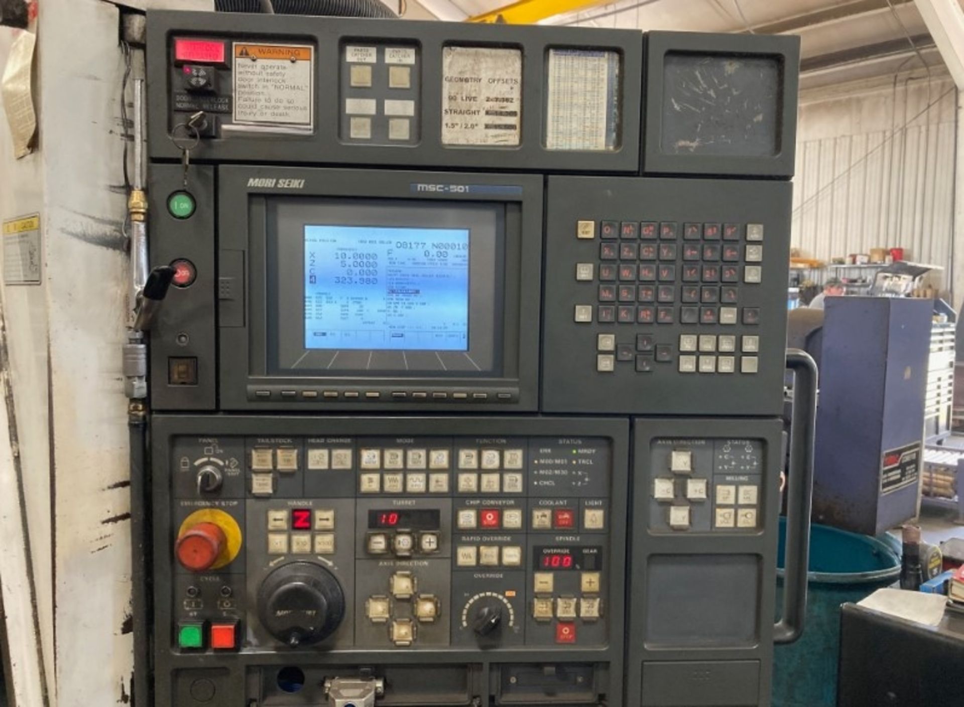 1998 Mori Seiki SL-250BMC, CNC Lathe - Image 5 of 14