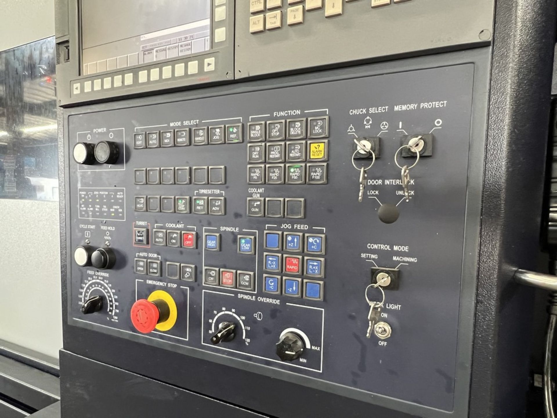 2020 Hwacheon VT-650R MC, 1500 RPM, 24" Chuck, 12 Station Turret, Live Milling, 35" Max Swing, - Image 6 of 32