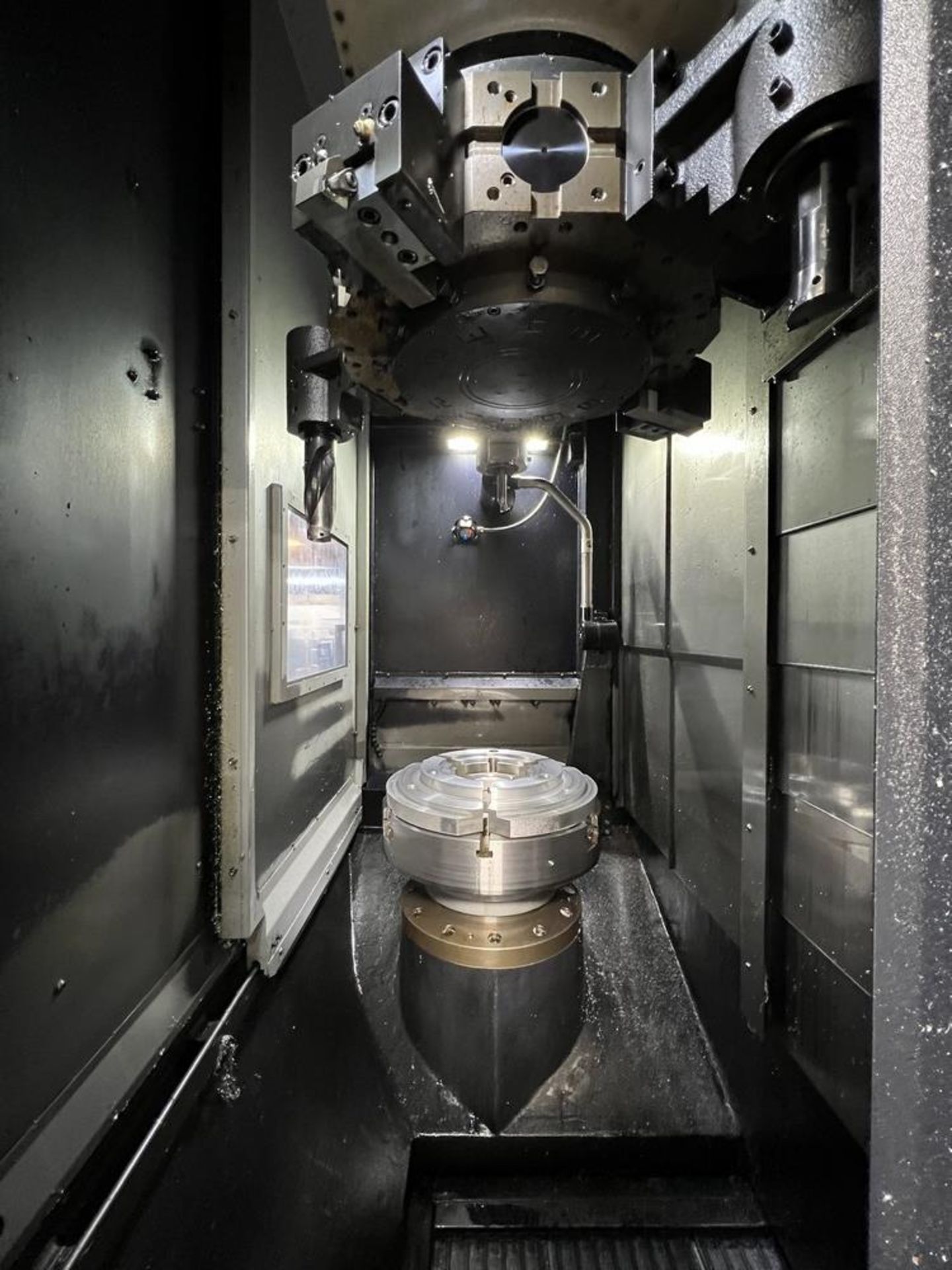 2020 Hwacheon VT-650R MC, 1500 RPM, 24" Chuck, 12 Station Turret, Live Milling, 35" Max Swing, - Image 9 of 32