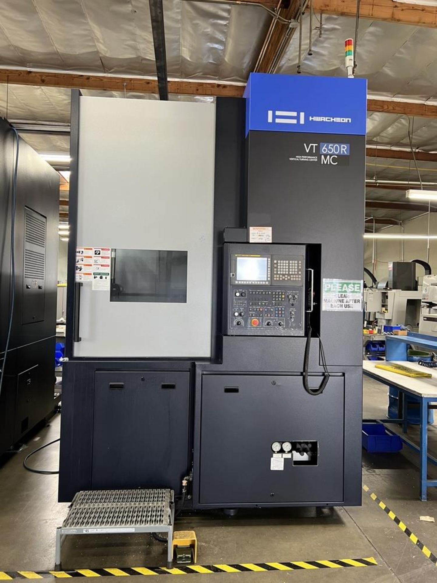 2020 Hwacheon VT-650R MC, 1500 RPM, 24" Chuck, 12 Station Turret, Live Milling, 35" Max Swing,