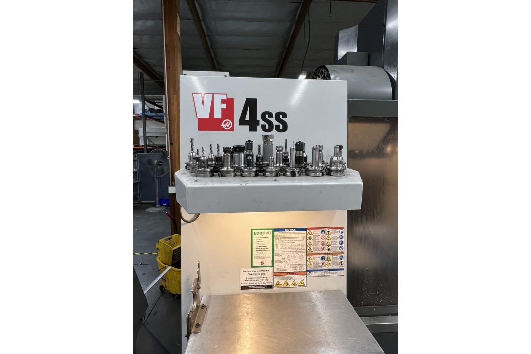 2011 Haas VF-4SS, 12K Vertical Machinig Center, Renishaw Probe, P-Cool, USB, 24 Tool Side Mount, - Image 2 of 25
