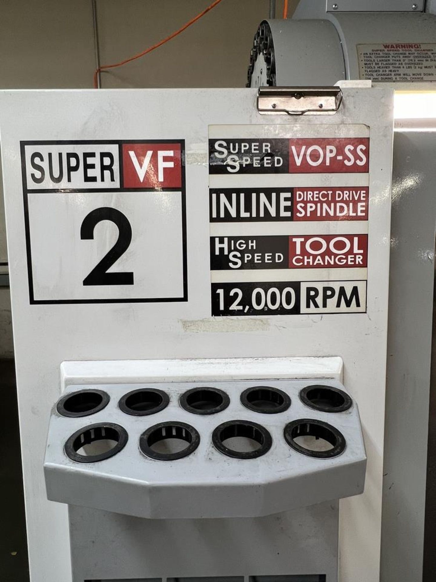 2006 Haas VF-2SS Vertical Machining Center, 12K Spindle, 4th Axis Wired, Side Mount, Renishaw - Image 4 of 20