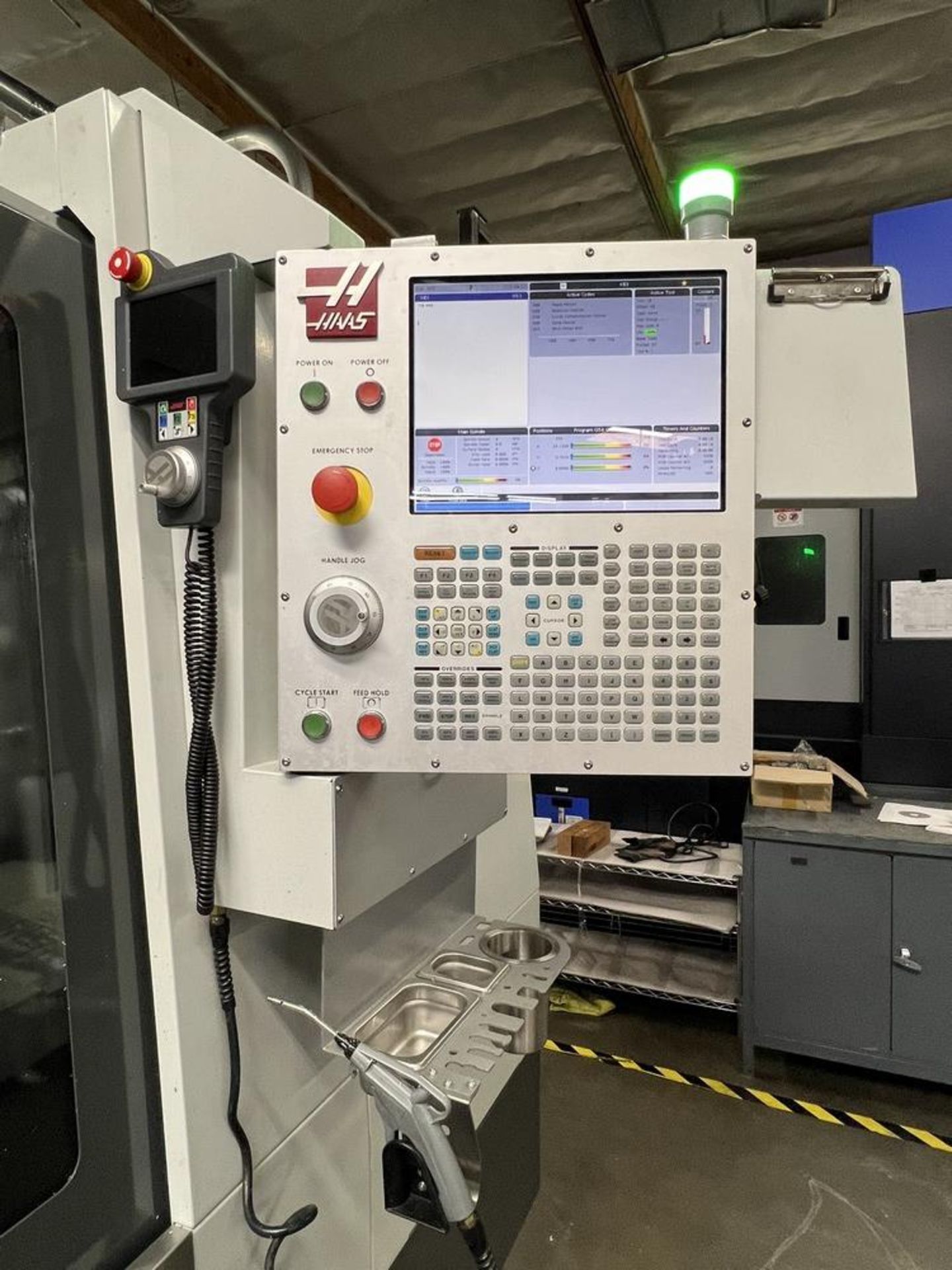 2022 Haas VF-6SS Vertical Machining Center, Remote Jog, 12K, Renishaw Probing, P-Cool, Quad Auger, - Image 6 of 28