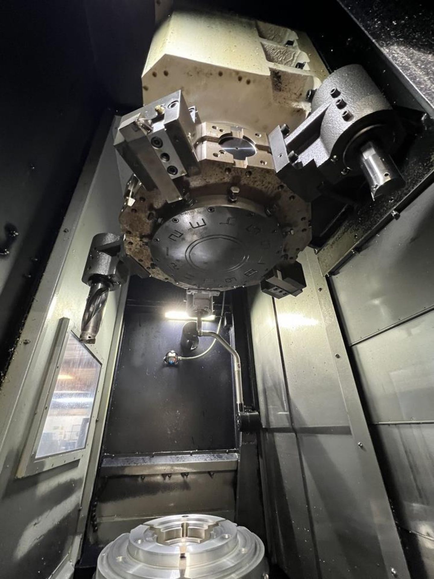 2020 Hwacheon VT-650R MC, 1500 RPM, 24" Chuck, 12 Station Turret, Live Milling, 35" Max Swing, - Image 12 of 32