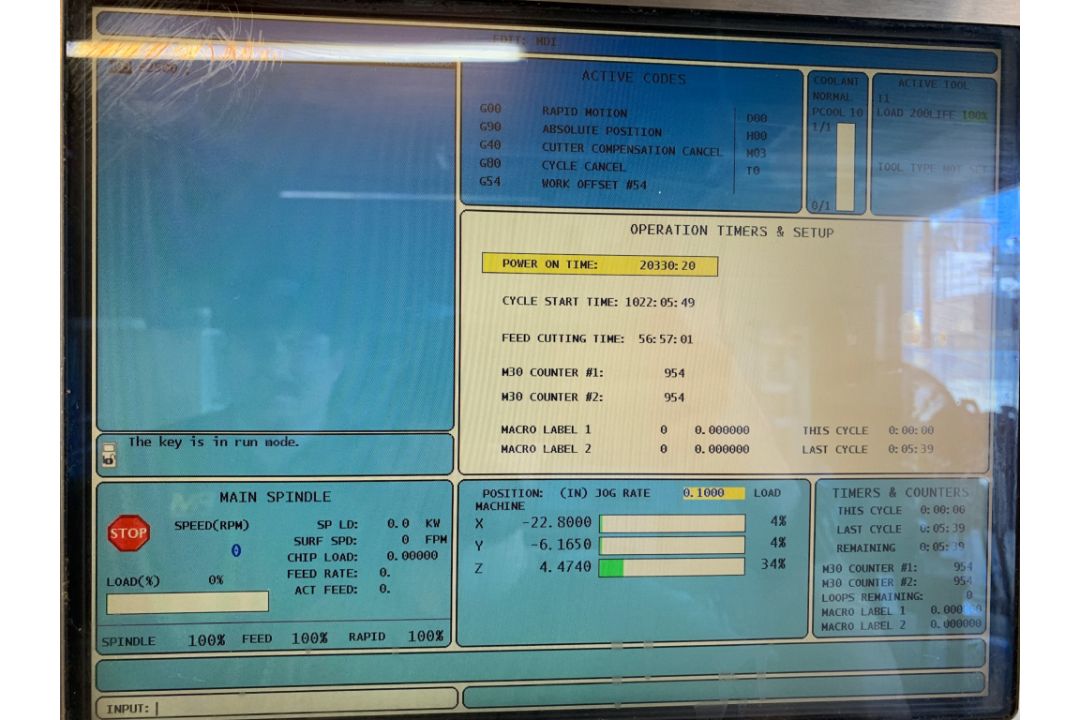 2011 Haas VF-5/40 Vertical Machining Center - Image 4 of 14
