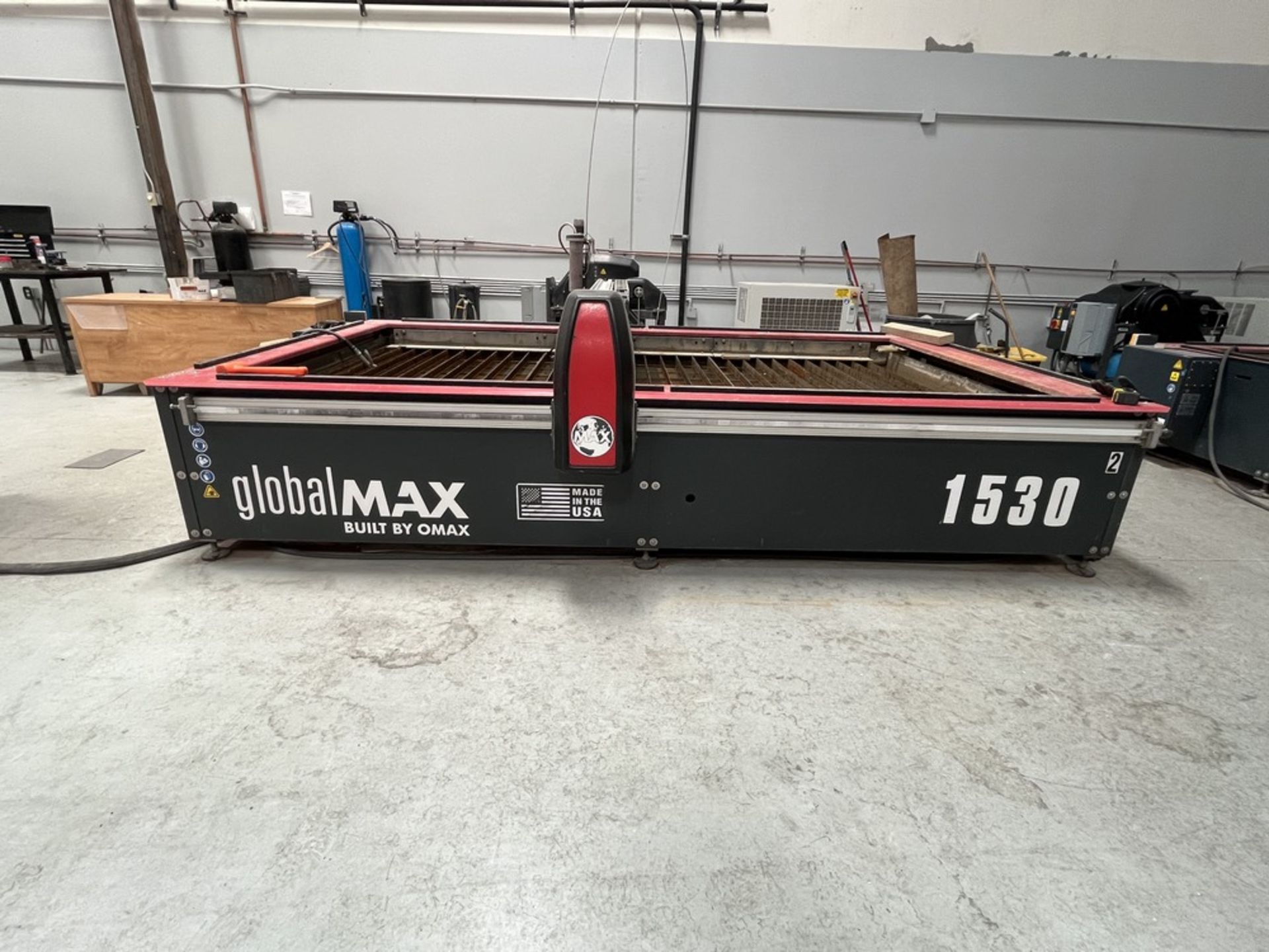 2018 OMAX Global Max Jet CNC Waterjet, X-Y Cutting Travel 10' x 5', Z_Axis Travel 5", Table 10.2"