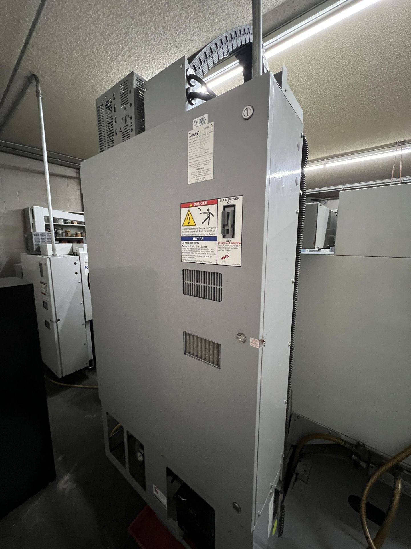2008 Haas VF-2 CNC Vertical Machining Center, 20 Tool Umbrella Tool Changer, 4th Axis Wired, Jog - Image 27 of 32