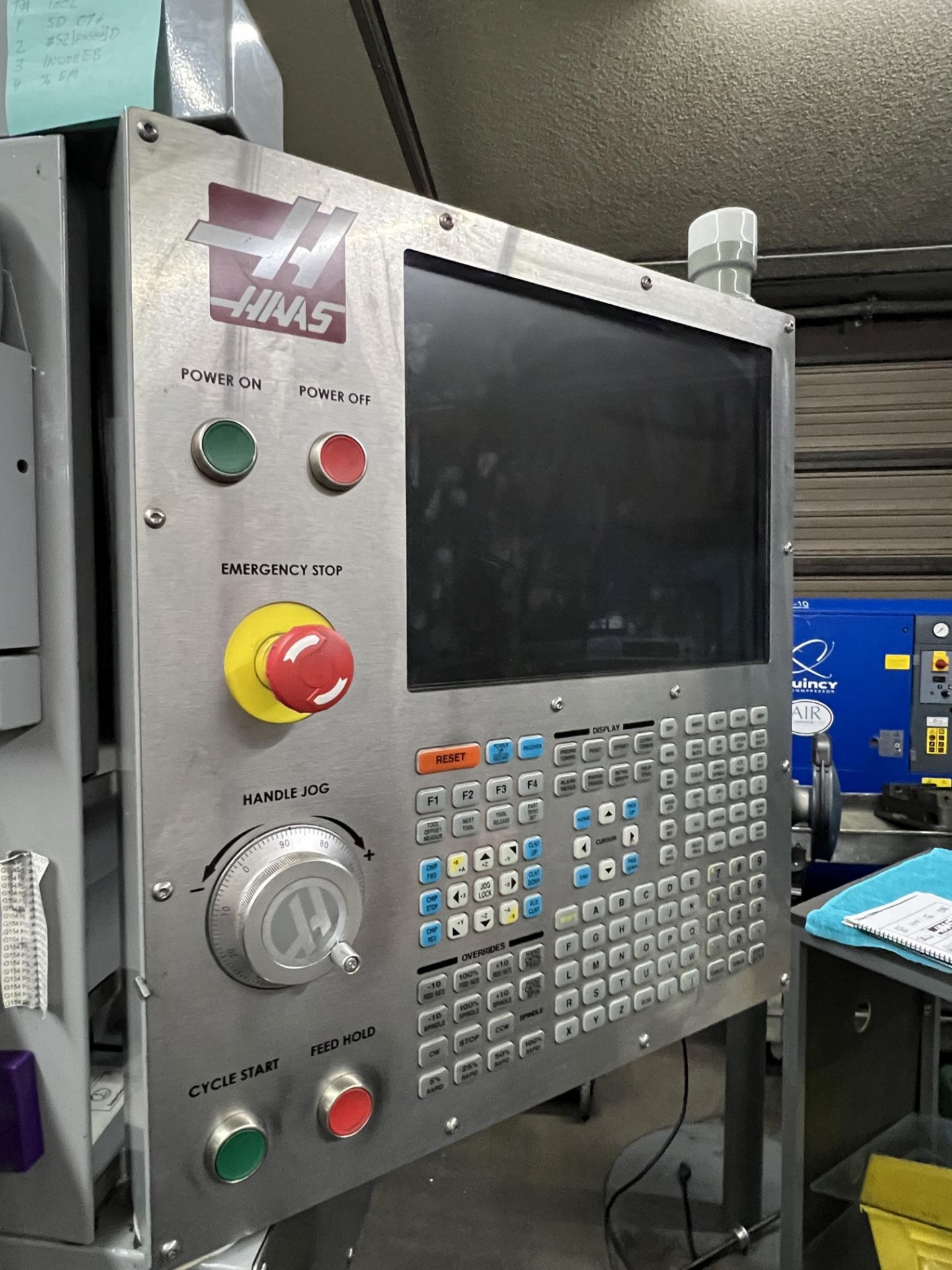 2008 Haas VF-2 CNC Vertical Machining Center, 20 Tool Umbrella Tool Changer, 4th Axis Wired, Jog - Image 6 of 32