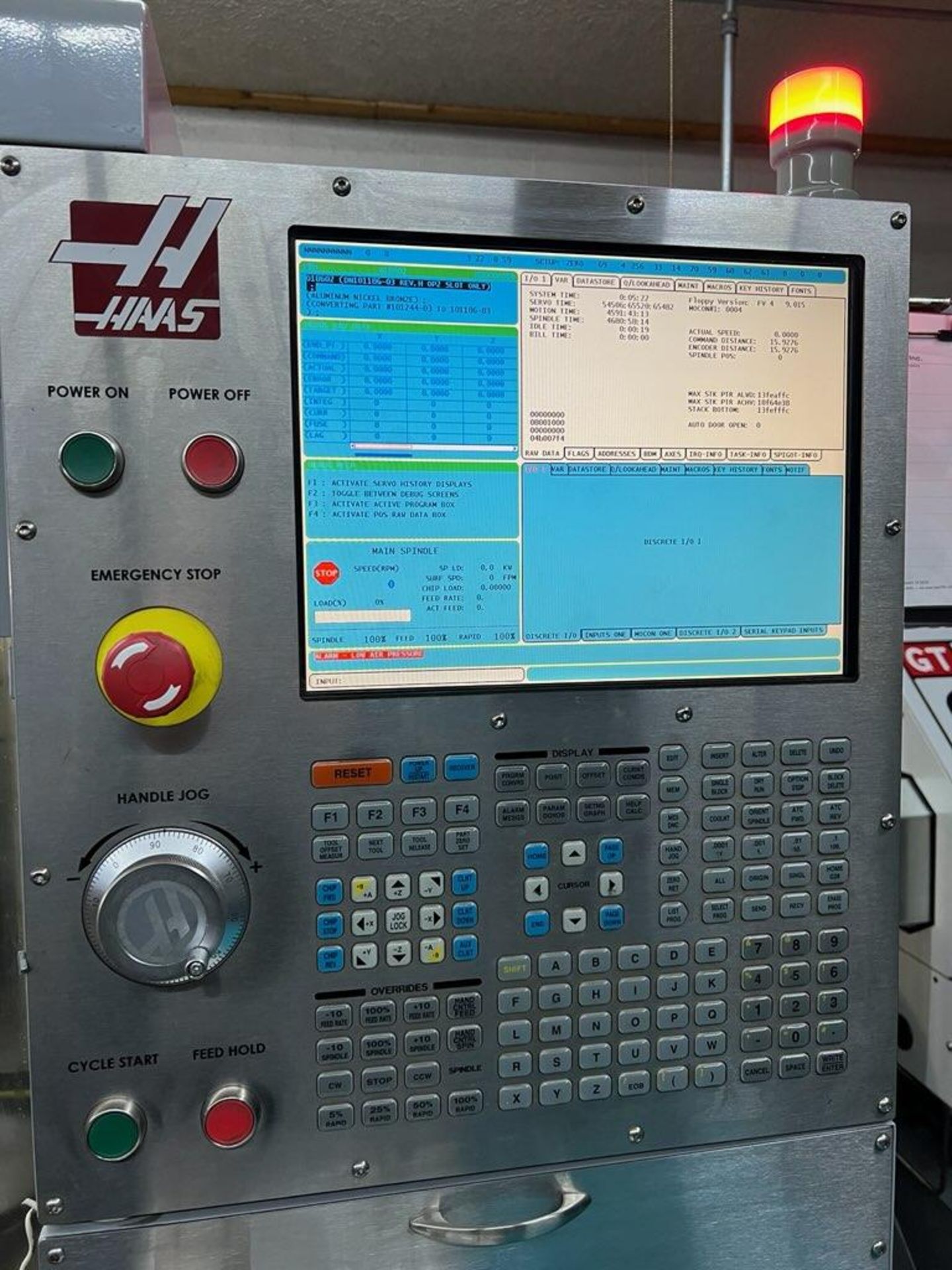 2008 Haas VF-2 CNC Vertical Machining Center, 20 Tool Umbrella Tool Changer, 4th Axis Wired, Jog - Image 32 of 32