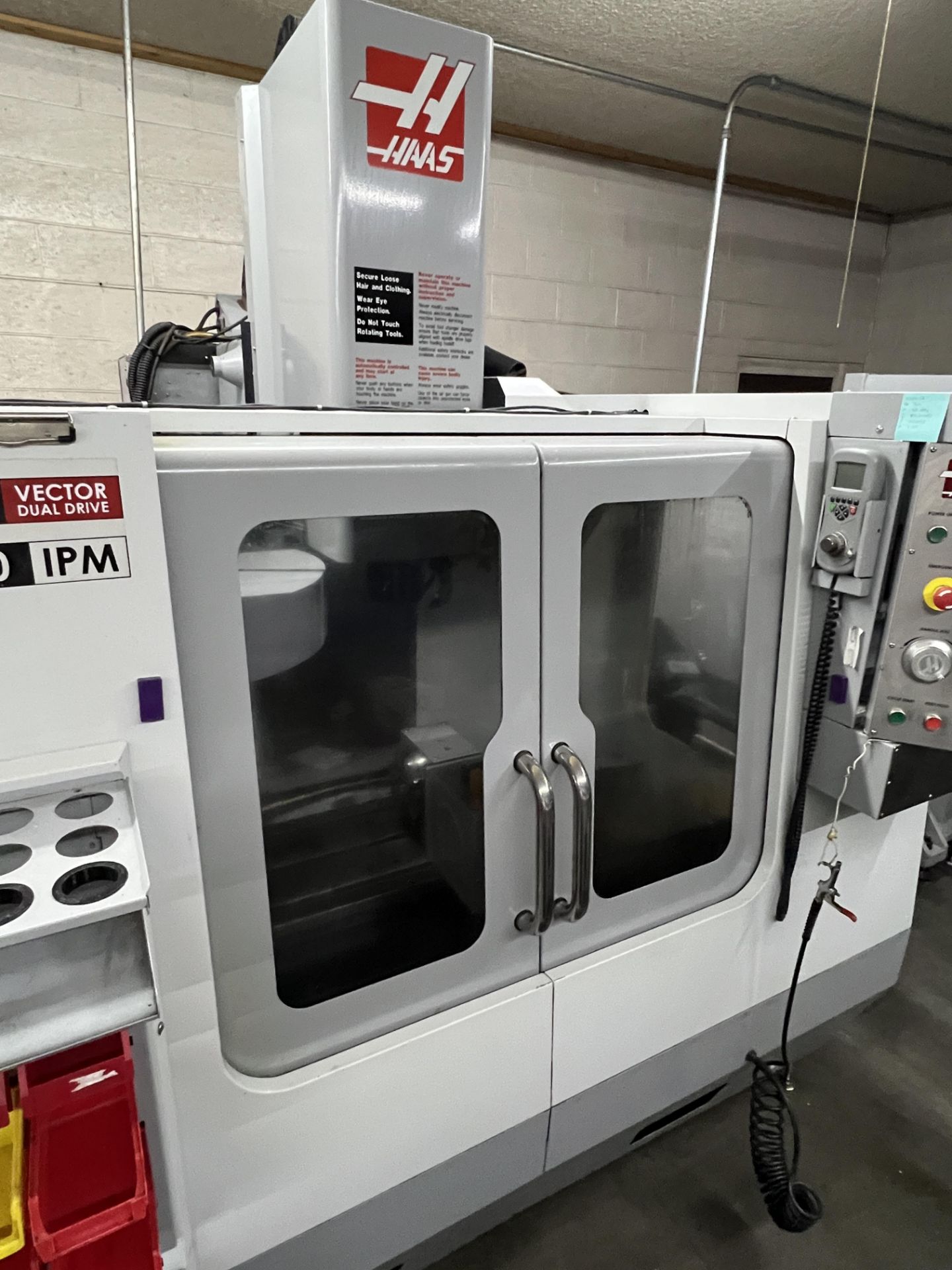 2008 Haas VF-2 CNC Vertical Machining Center, 20 Tool Umbrella Tool Changer, 4th Axis Wired, Jog - Image 3 of 32