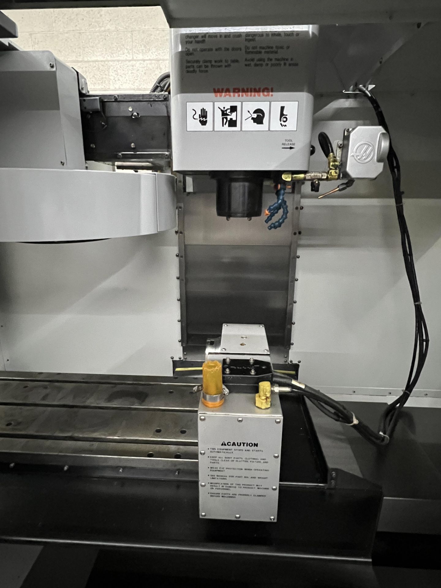 2008 Haas VF-2 CNC Vertical Machining Center, 20 Tool Umbrella Tool Changer, 4th Axis Wired, Jog - Image 10 of 32