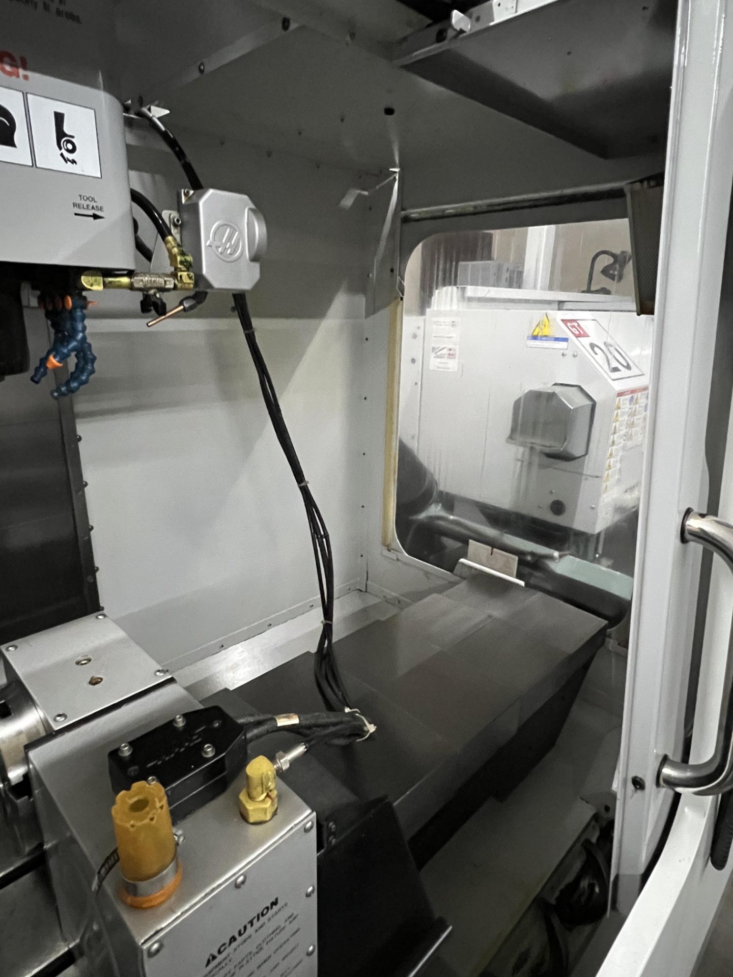 2008 Haas VF-2 CNC Vertical Machining Center, 20 Tool Umbrella Tool Changer, 4th Axis Wired, Jog - Image 11 of 32
