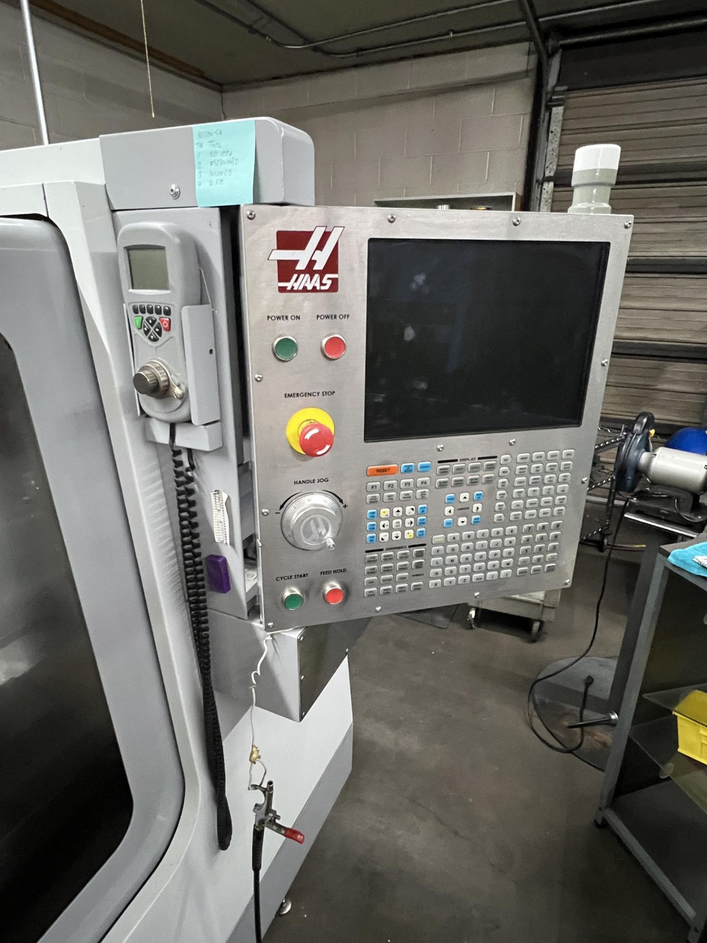 2008 Haas VF-2 CNC Vertical Machining Center, 20 Tool Umbrella Tool Changer, 4th Axis Wired, Jog - Image 4 of 32