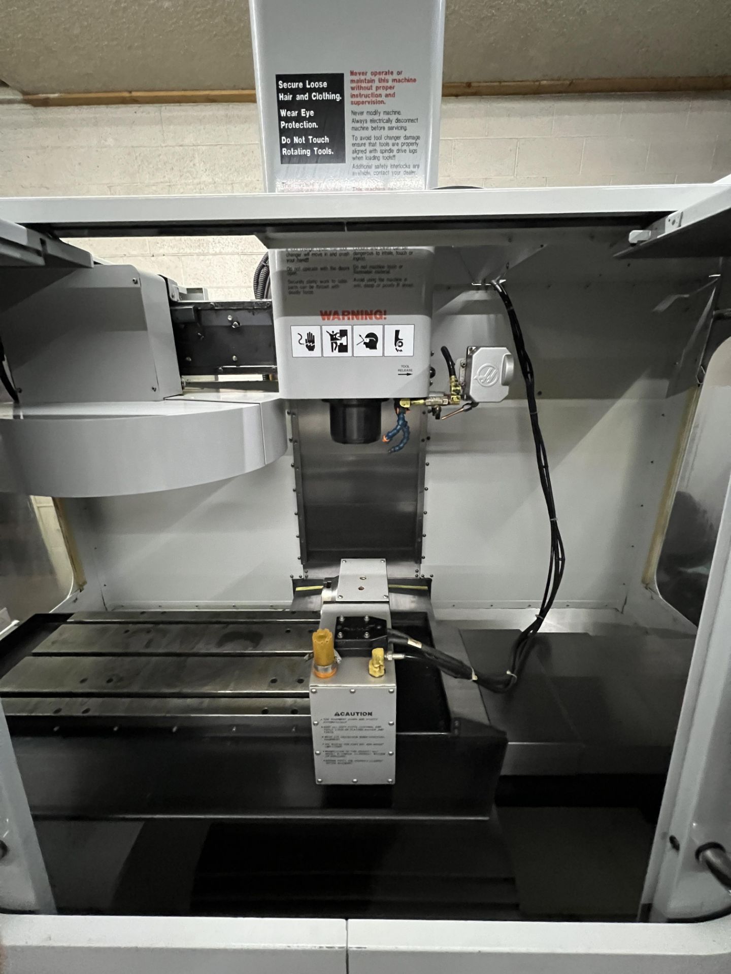 2008 Haas VF-2 CNC Vertical Machining Center, 20 Tool Umbrella Tool Changer, 4th Axis Wired, Jog - Image 22 of 32