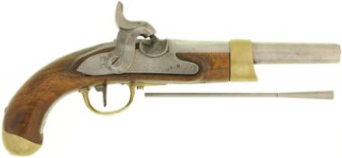 Perkussionspistole um 1817/42, Kal. 18mm