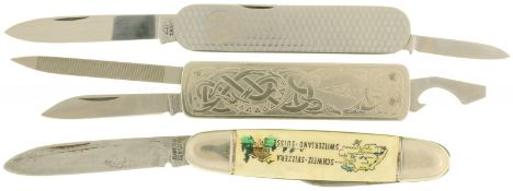 Konvolut von 3 kleinen Taschenmessern
