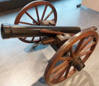 Salutkanone der Marke Eigenbau, Kal. 75mm