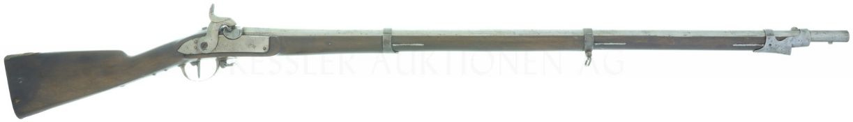 Perkussionsgewehr, Infanterie 1842, Beuret Frères à Liege, Kal. 17.6mm