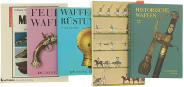Konvolut von 5 Büchern zu Feuerwaffen