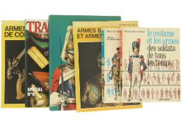 Konvolut von 6 französischen Büchern zu Feuerwaffen