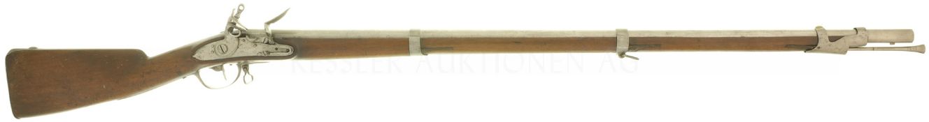 Steinschlossgewehr, Luzerner Hausgewehr, ca. 1770, Kal. 17.6mm