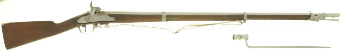 Perkussionsgewehr, Infanterie, 1817/42, A. Francotte, Kal. 17.6mm